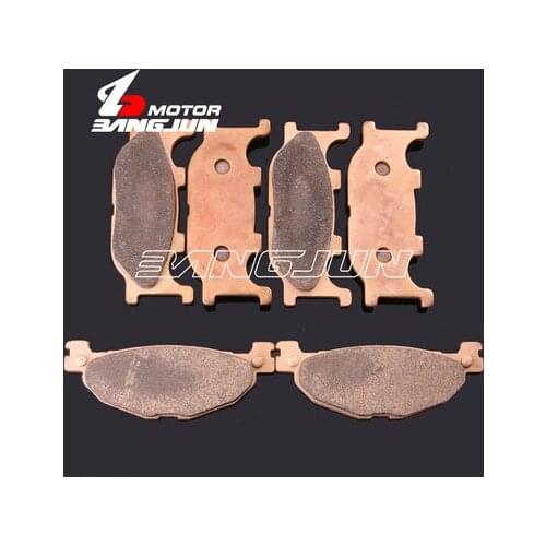 Motorcycle Front Rear Metal Brake Pads For YAMAHA T-MAX500 TMAX500 XP500 2004-2005-2006-2007