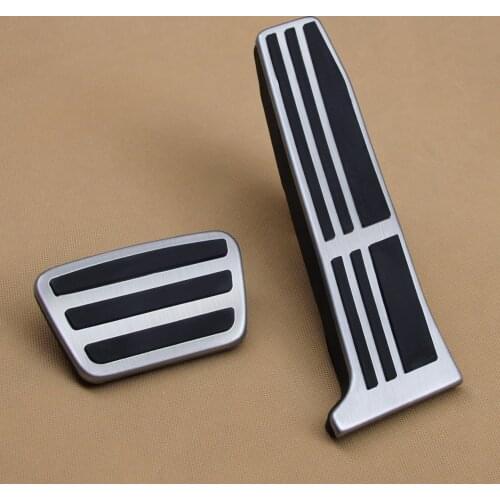 Car Pedal Non-Slip Gas Brake Cover Mat For 2018-2020 New Toyota Camry Avalon Lexus ES LS No Drill Steel Accelerator Accessories