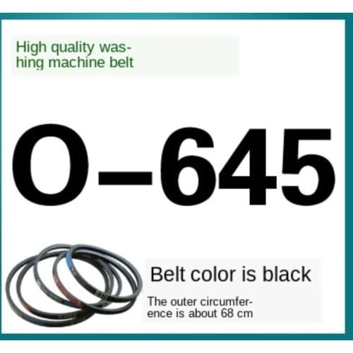 O-645 Universal washing machine O-belt Fully automatic washing machine belt Semi-automatic washing machine belt V-belt conveyor