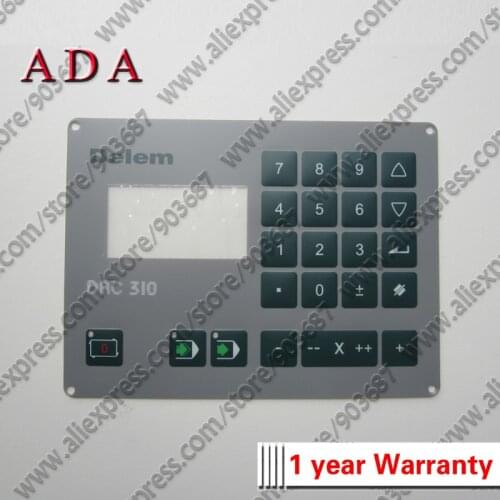 Delem DAC 310 Bending Machine CNC System Industrial Membrane Switch keypad New DAC310 DAC-310
