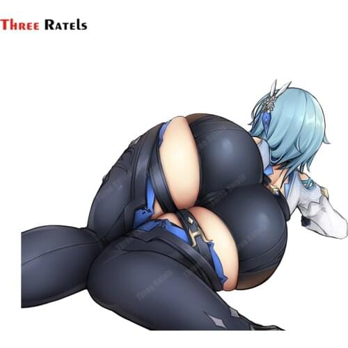 Three Ratels A463 Eula Genshin Impact Car Sticker Auto Accessories Anti Scratch Film Waterproof Protected Vinyl Materal Decal