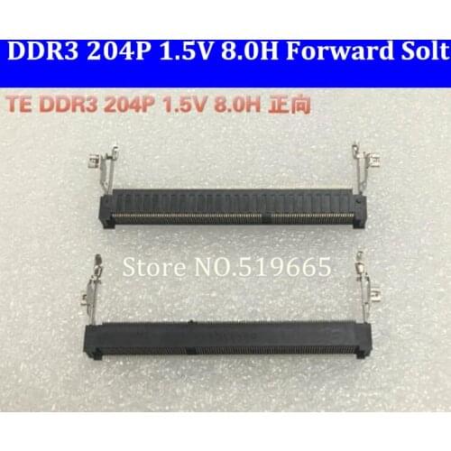 DDR3 204P 1.5V 8.0H Connectors Laptop Memory Slot Sockets 204PIN forward