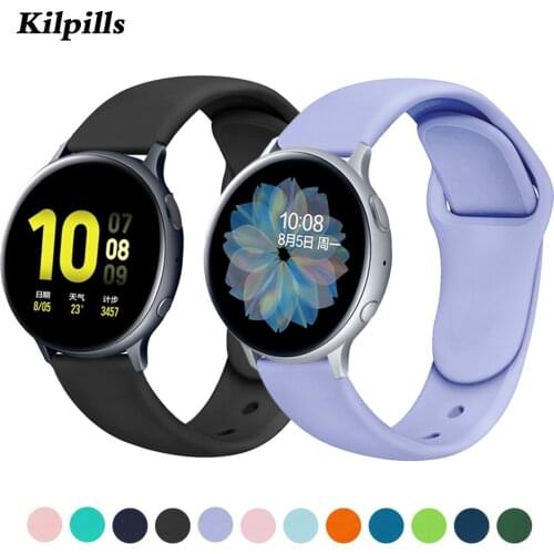 Huawei Watch GT 2 / 2e / pro strap 20mm 22mm suitable for Samsung Gear S3 / S2 / Sport silicone bracelet Galaxy watch Active 2