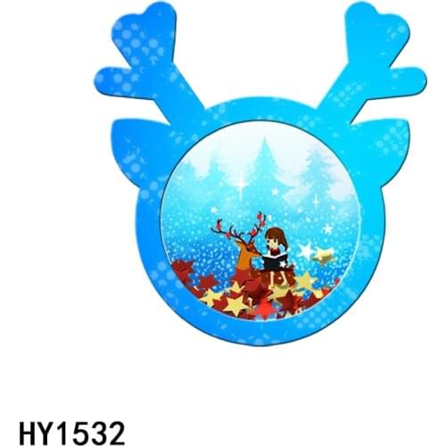 Christmas Antlers Shaker Toys Mould Cutting Dies HY1532 Wooden Dies Suitable for Common Die Cutting Machines on the Market
