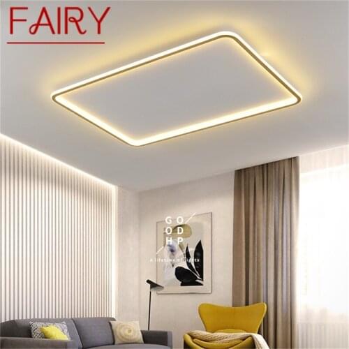 FAIRY Ceiling Lights Gold Ultrathin Fixtures Contemporary Simple Lamps LED Home For Living Dinning Room