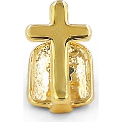 Unique 3 Colors Cross Braces Tooth Decoration Hip Hop Tooth Accessories Hollow Vampire Braces Grill Men Women Hip Hop Jewelry