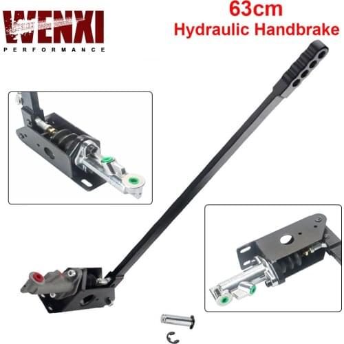 63cm Universal Long Vertical Hydraulic Handbrake Hydro E-brake Drift Race Hand Brake WX3658BK