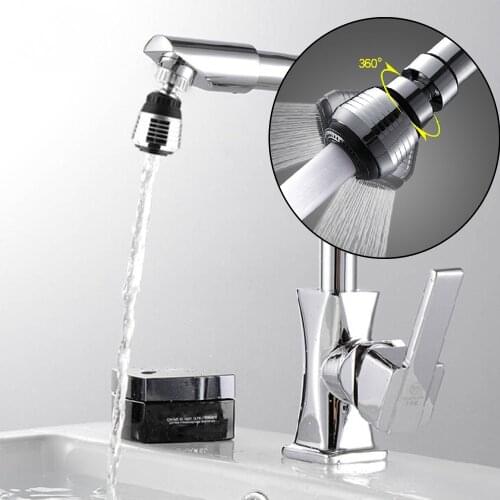 Kitchen Faucet Rotate 360 Degree Diffuser Kitchen Bathroom Accessories Splash Proof Water Saving Nozzle Shower Kitchen Gadgets
