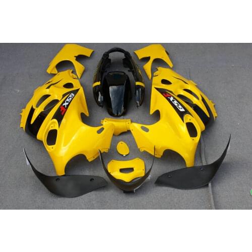 ABS Yellow black Fairings set for GSX600F GSX750F 03 04 05 06 GSX600 750F GSXF600 Katana 2003 2006 Fairing kit YD11