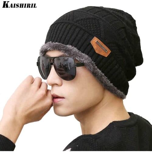 2021 Beanies & Skullies Knit Mens Winter Hat Caps Bonnet Winter Hats For Men Women Beanie Warm Casual Cap