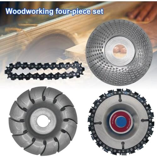 4 Pcs Wood Grinding Wheel Wood Shaping Disc Angle Grinder Wheel Disc Polishing Grinding Wheel ToolWoodworking Slijpschijf
