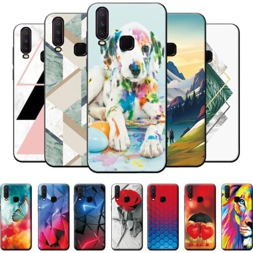 Case For vivo Y12 Case VIVO Y12 1904 Back Cover on vivo Y12 1940 Fashion Silicone TPU Bumper 6.35 inch Phone Case For VIVO Y12