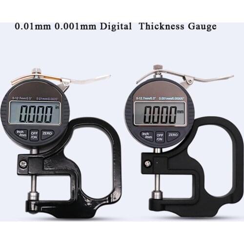 0.01mm 0.001mm Digital Electronic Thickness Gauge 10mm Digital Micrometer Thickness Meter Micrometro Thickness Tester With RS232