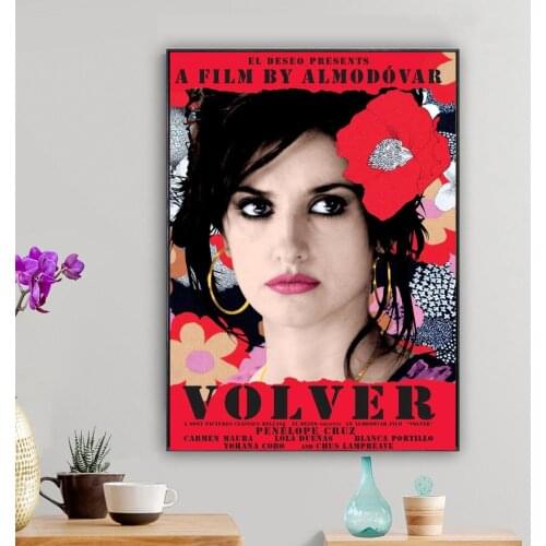 Volver To Return Pedro Almodovar Penelope Cruz Spain Spainish Movie Film Decorative Poster Wall Art Canvas Sticker Home Decor