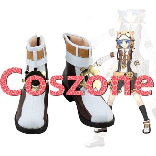 Elsword The Age of Steam Cosplay Shoes Boots Halloween Carnival Party Costume Accessories