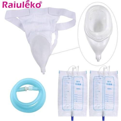 Hypo-allergenic Female Male Elderly Men 1000ml Urine Bag Urine IncontinenceUrine Collector Urination Catheter Bag Adult Toilet