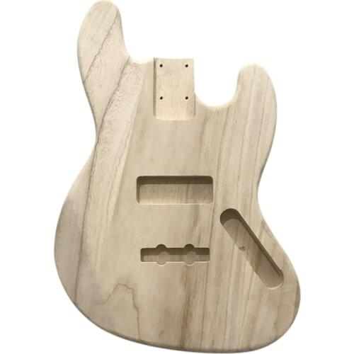 Polished Wood Type DIY Guitar Body Maple Electric Maple Guitar Barrel body For JB Style DIY Electric Bass Guitar Accessories