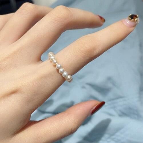 Liemjee Wholesale Fashion Creativity Party Jewelry S925 Silver Beads OL Ring For Women Luxury Namour Charm Gift All Seasons