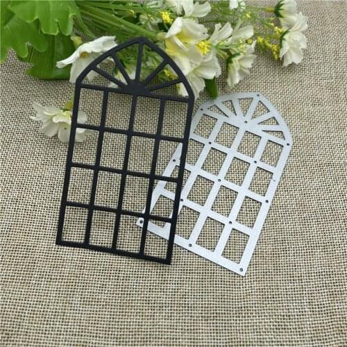 Window door Metal Cutting Dies Stencils For DIY Scrapbooking Decorative Embossing Handcraft Die Cutting Template