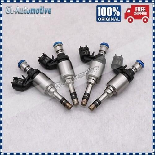 Set (4) Fuel Injectors 12631971 For Buick Envision Regal Chevrolet Equinox Malibu Camaro Equinox Traverse Cadillac CTS