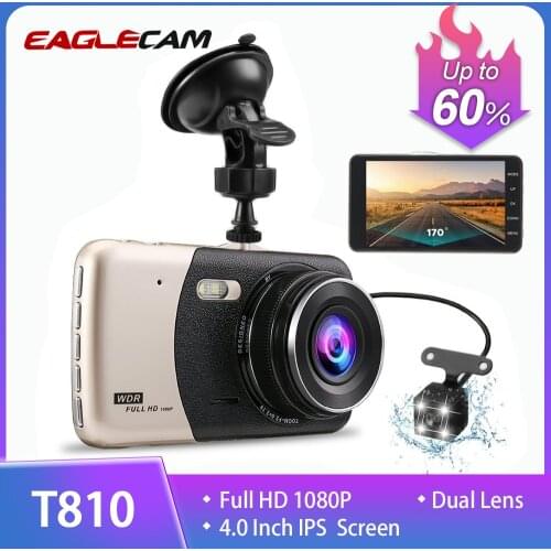 New 4.0 Inch IPS Screen Car DVR Car Camera T810 Oncam Dash Camera Full HD 1080P Video 170 Degree Dash Cam