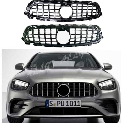 Car Front Racing Billet Bumper Grille Upper Facelift Grill For Mercedes Benz E-Class W213 2020 2021