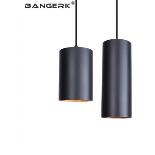 Simple Loft Black LED Pendant Light Industrial Decor Vintage Pendant Lamp Dining Room Hanging Lamps Home Lighting Fixtures
