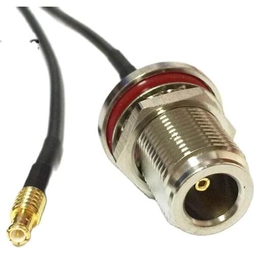 RF coaxial cable RG174 20cm/30cm/50cm/100cm MCX male straight to N female bulkhead pigtail adapter for wifi wireless