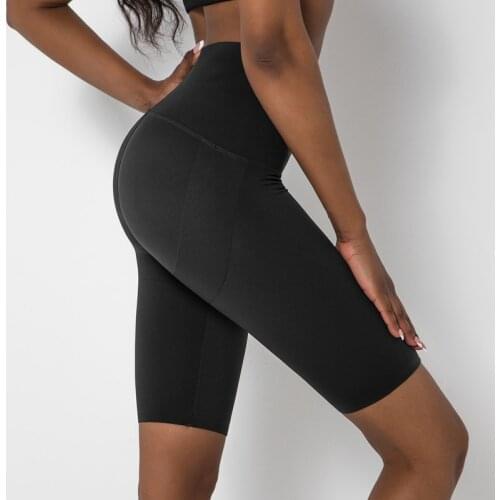 Sexy Yoga Shorts For Women Solid Color Short Pants High Waist Gym Shorts Fitness Sports Shorts Training Running Short Leggings