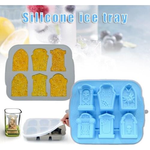 Ice Trays Silicone Ice Ball Maker Stencil Tombstone Ice Ball Template Round 6 Cavity Ice Sphere Stencil Household для льда