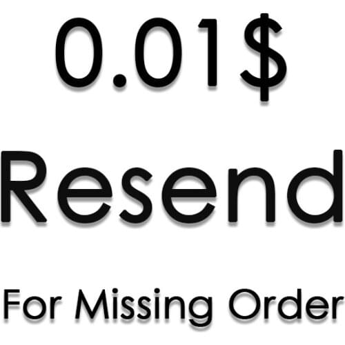 Re-delivery link.Resend for Missing Order or Broken Order,Please Select The Shipping Method Used for The Last Order.0.01