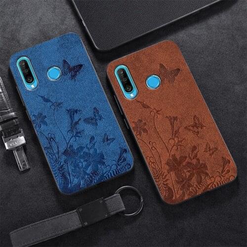Fabric Case For Huawei Honor 10 10i 10X 20 Lite 8A 8X 9X 20S 30 7C P30 P40 P20 Pro P Smart 2021 2019 Z 2018 Cover Cases Hard PC