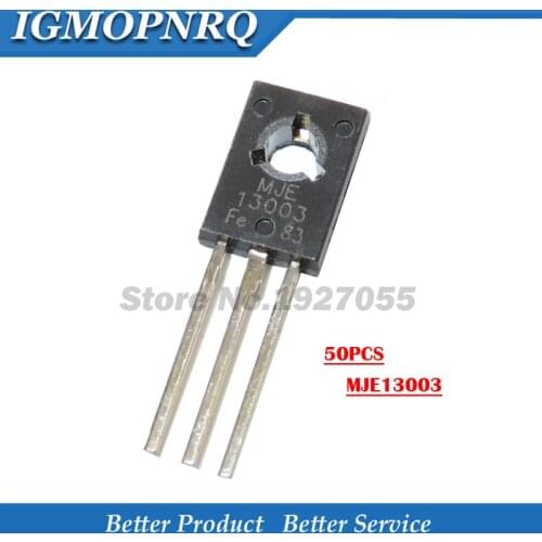 50PCS MJE13003 TO126 E13003-2 E13003 TO-126 Transistor 13003 New