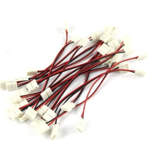10Pcs 2 Pin 8mm 10mm Free Welding Cable
