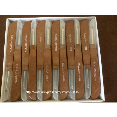 100Pcs lot Steel wood Handle Craft Thread Cutter Seam Ripper Stitch Unpicker Needle Arts Sewing Tools
