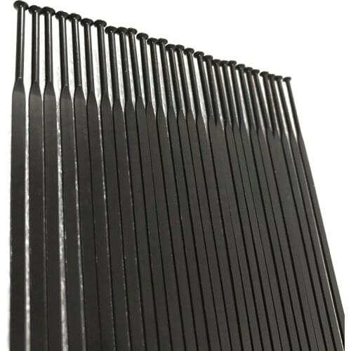 Pillar PSR 1432 AERO Spokes straight pull stainless steel Gauge 14 14G Bladed Black wheelset free alloy nipples bike accessories