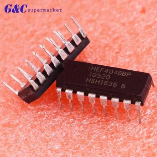 2/10PCS HEF4046BP HEF4046 4046BP 16PINS IC Encapsulation NEW diy electronics