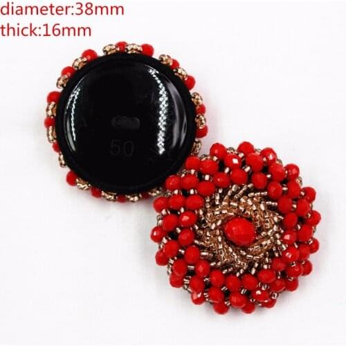 Free shipping 1pcs/Lot Dia 38mm,Chinese Frog Buttons,Mosaic glass beads,garment accessories DIY materials,1651421LS