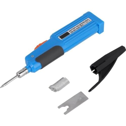 1Set KBI-645 Battery Soldering Iron Wireless Electric Solder Iron For Equipment Maintenance 6W 4.5V Welding Tips Repair Tool Hot