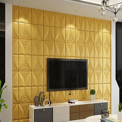 DIY 3D Wall Stickers Self Adhesive Room Decor Wallpaper Wall Decor Living Wall Sticker For Home Bedroom Living Room 70x70cm