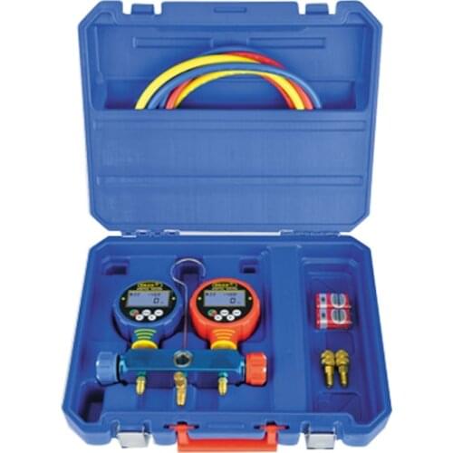 DSZH 2-way valve refrigeration testing manifold digital gauge set WK-6882