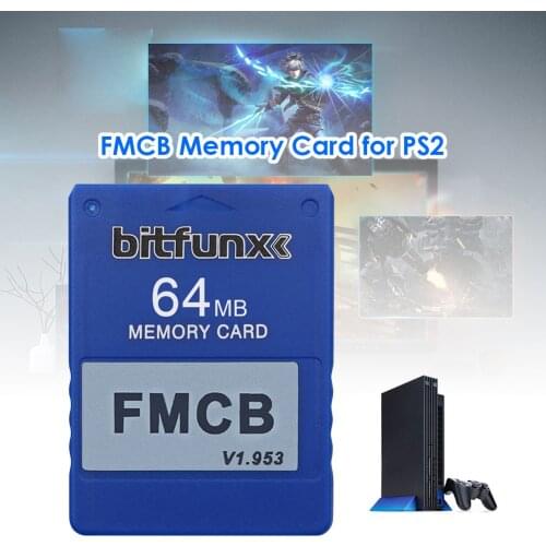 McBoot Memory Card 64MB Free MC Boot v1.953 Card for Sony PS2 Game Console Memory Card Game Consolas Accessories