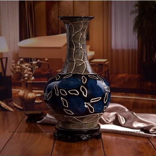 Chinese modern ceramic porcelain vase for home or hotel decoration