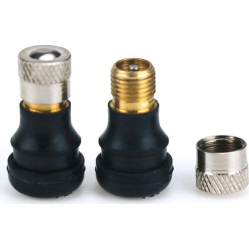 2pcs Tubeless Tire Valves Vacuum Tyre Nozzle For Xiaomi Electric Scooter Snap In Valve Stems Cap Wheel Accessories