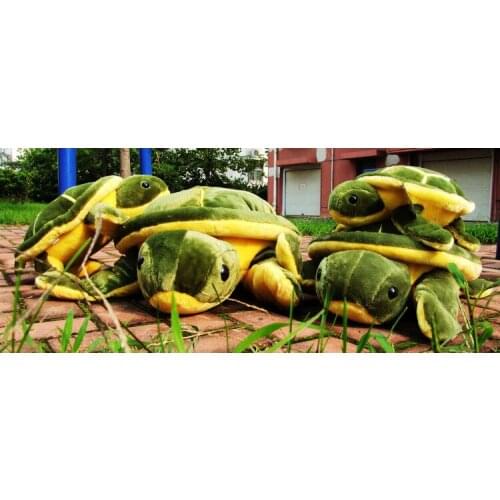 Lovely green turtle plush toy tortoise throw pillow, birthday gift w5167