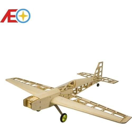 Balsawood Airplane Model Laser Cut Training Trainer T10 800mm Balsa Building Kit Woodiness model WOOD PLANE