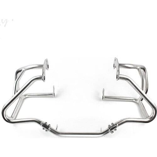 ALLGT Lower Crash Protection Bars Engine Guards upon for BMW R1200GS 2013 2014 2015 Silver
