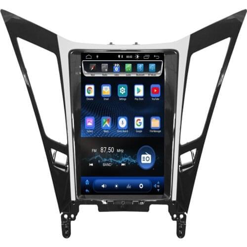 New come! Android 8.1 vertical Car Multimedia tesla GPS NAVIGATION Radio player for Hyundai SONATA Manual/Auto AC version car