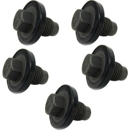 Lot of 5 for Dodge Chrysler Jeep Oil Pan Drain Plug Screw Bolt 06507741AA