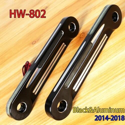 Front Aluminum Shallow Cut LED Flush Fork Turn Signals Brackets For Harley Touring Electra Street Glide Trike 2014-2018 Models